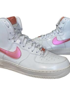 Nike Air Force 1'07 LV8 High Pure Platinum Mens Size 11.5 Color Gray 806403-010